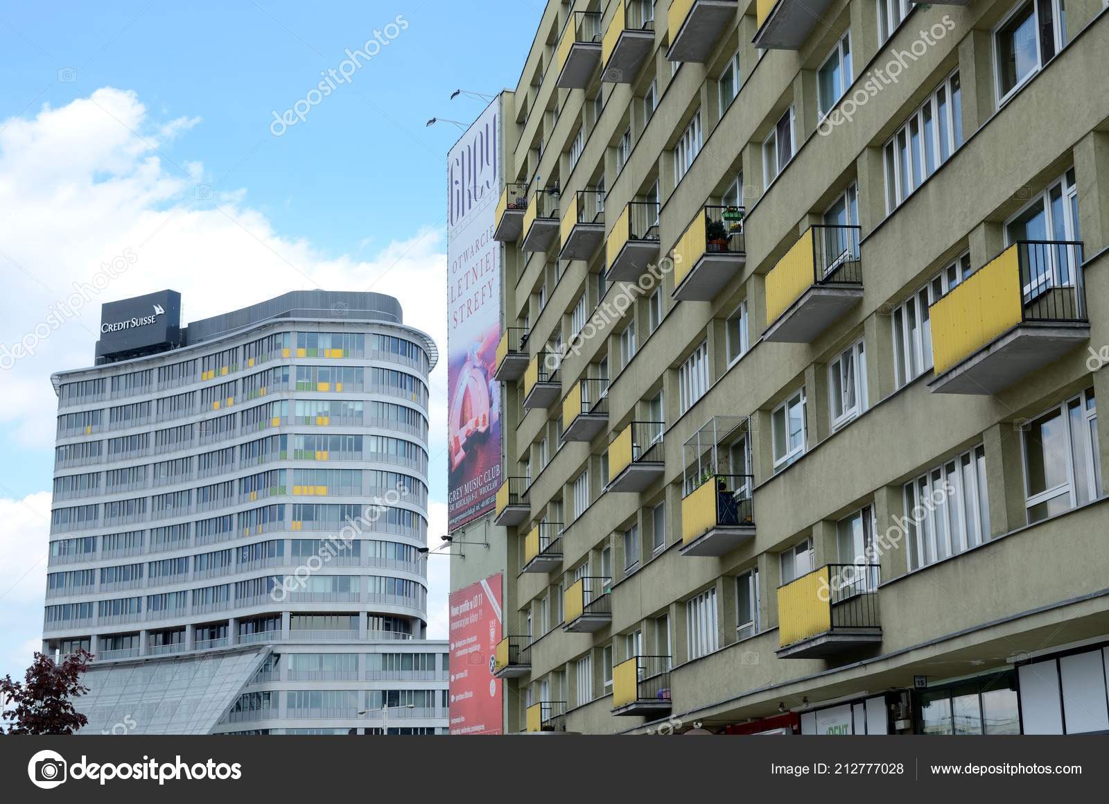 Wroclaw poland may 2017 wroclaw city modern classic architecture new stock photo