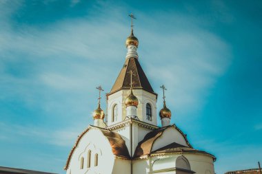 Kilisede Sibirya, Rusya Federasyonu.