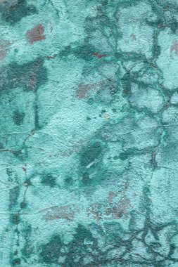 dokulu parlak beton grunge duvar turkuaz