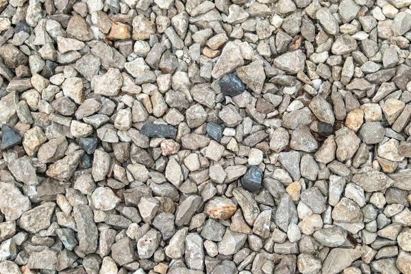 Texture background of light gravel and stones — Stock Photo, Image