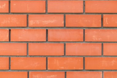 düzgünce yığılmış kırmızı tuğla arka plan