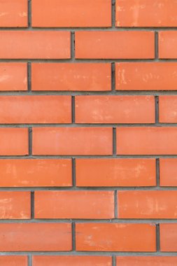 düzgünce yığılmış kırmızı tuğla arka plan
