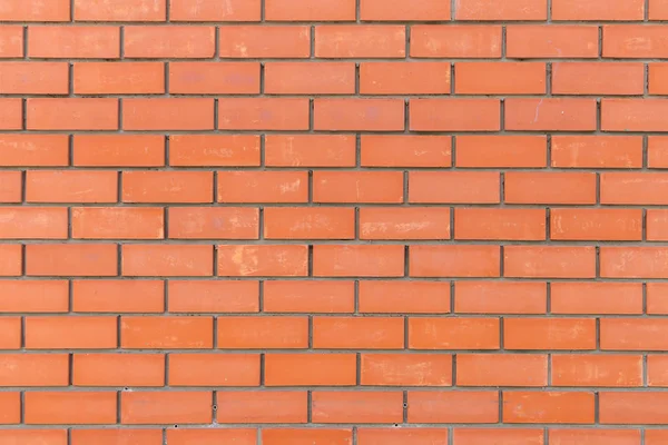 Background of neatly stacked red bricks — Stock Photo, Image