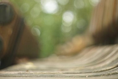 arka plan ile ahşap Bank