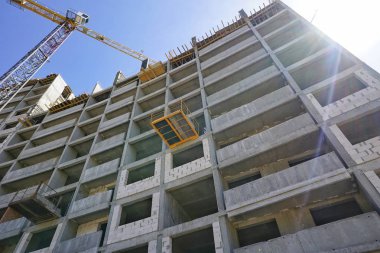 Monolitik çerçeveli konut kompleksi inşaatı