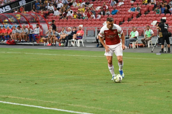 Kallang Singapur 26Jul2018 Sead Kolasinac Arsenal Oyuncusu Icc2018 Atletico Madrid — Stok fotoğraf