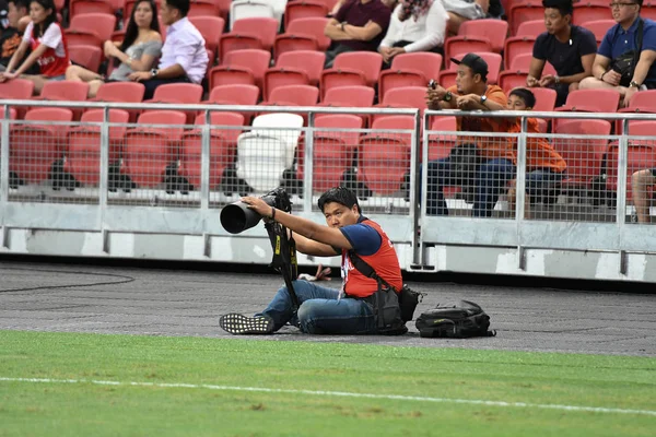 Kallang Singapore 26Jul2018 Fotógrafo Oficial Acción Durante Icc2018 Entre Arsenal —  Fotos de Stock