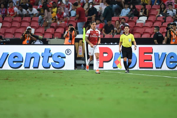 Kallang Singapur 26Juli2018 Hector Bellerin Spieler Von Arsenal Aktion Während — Stockfoto