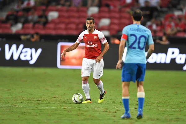 Kallang Singapore 26Jul2018 Henrikh Mkhitaryan Jugador Arsenal Acción Durante Icc2018 — Foto de Stock