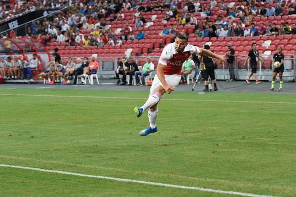 Kallang Singapore 26Jul2018 Sead Kolasinac Player Arsenal Action Icc2018 Arsenal — Stock Photo, Image