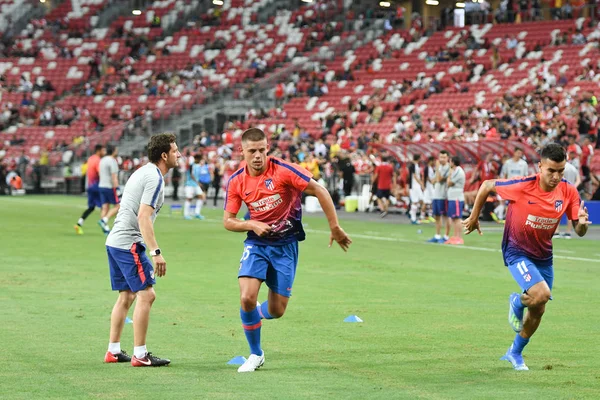 Kallang Singapore 26Jul2018 Francisco Montero Jogador Atlético Madrid Ação Antes — Fotografia de Stock