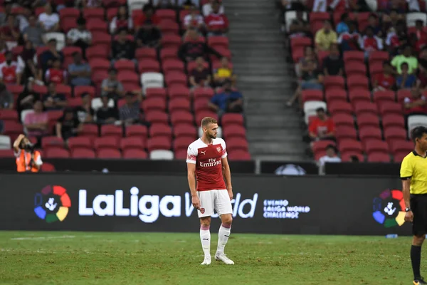 Kallang Singapore 26Jul2018 Cámaras Calum Jugador Arsenal Acción Durante Icc2018 — Foto de Stock