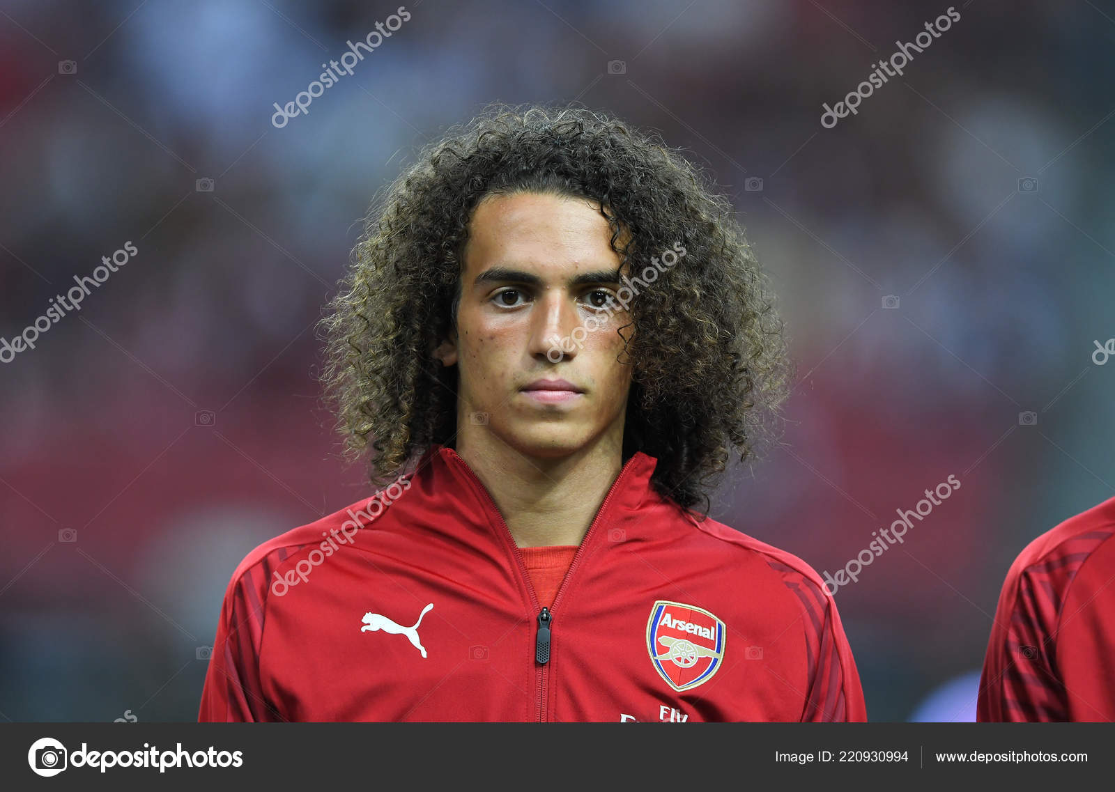 Kallang Singapore 26jul2018 Matteo Guendouzi Player Arsenal Action Icc2018 Arsenal Stock Photo C Daykung 220930994