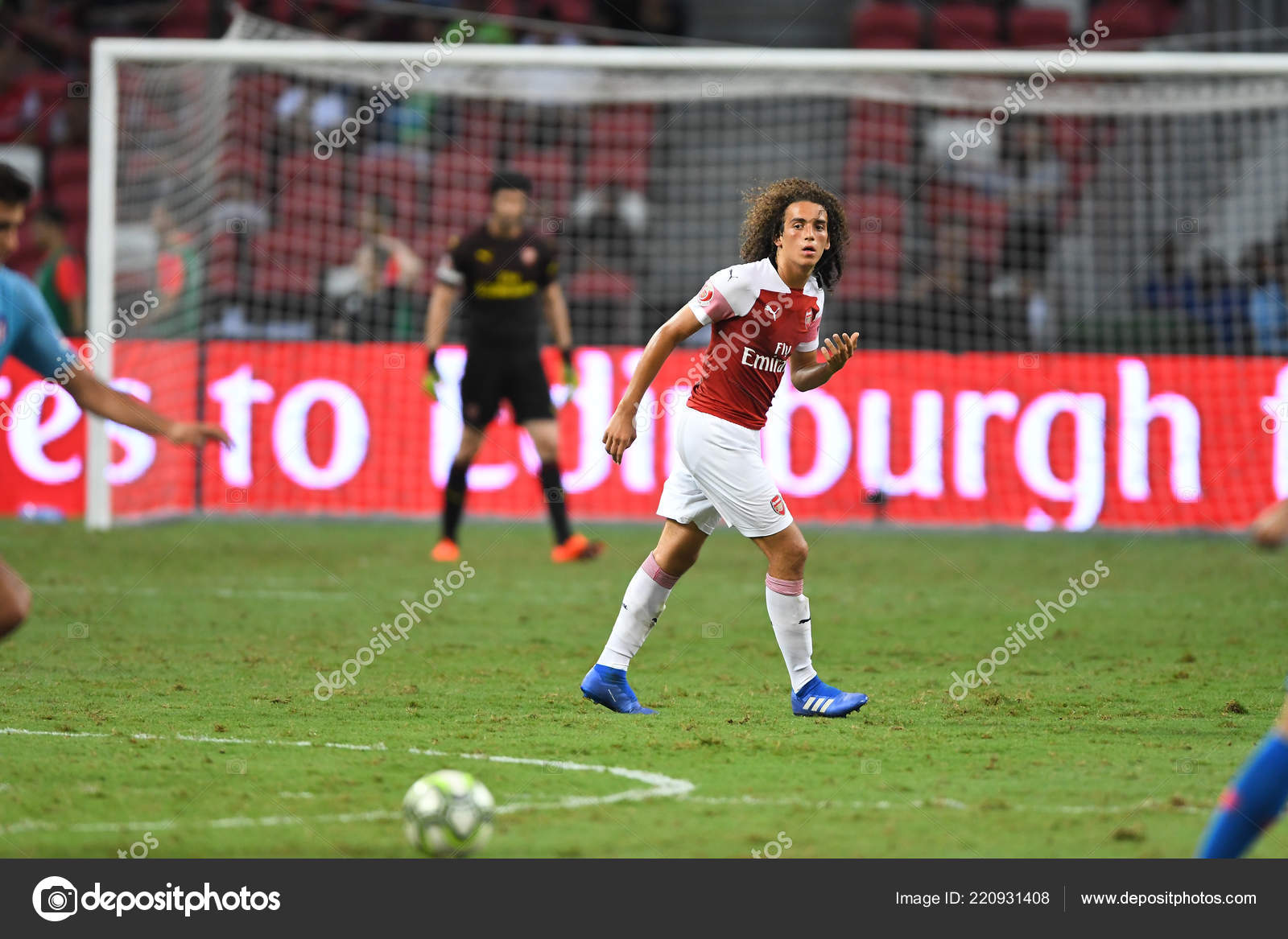Kallang Singapore 26jul2018 Matteo Guendouzi Player Arsenal Action Icc2018 Arsenal Stock Editorial Photo C Daykung 220931408