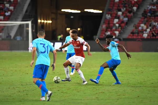 Kallang Singapore 26Jul2018 Pierre Emerick Aubameyang Jugador Arsenal Acción Durante — Foto de Stock