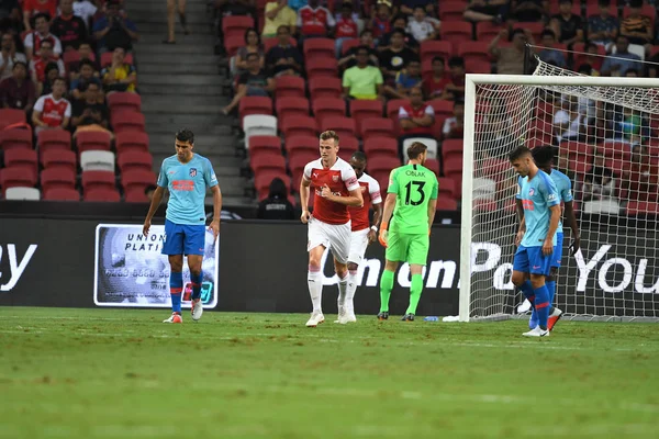 Kallang Singapore 26Jul2018 Rob Mantiene Acción Jugador Arsenal Durante Icc2018 — Foto de Stock