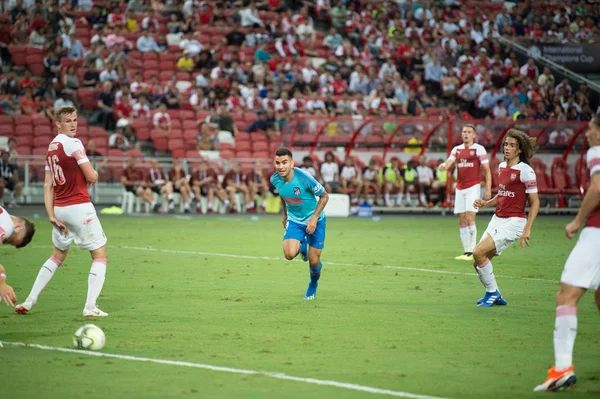 Kallang Singapore 26Jul2018 Angel Correa Jugador Del Atlético Madrid Acción —  Fotos de Stock