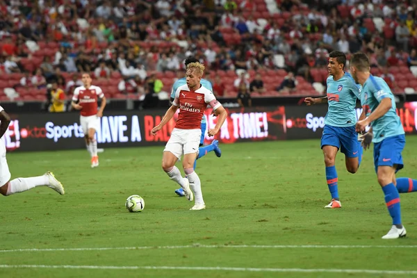 Kallang Singapour 26Juillet2018 Emile Smith Rowe Joueur Arsenal Action Pendant — Photo