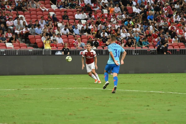 Kallang Singapour 26Juillet2018 Hector Bellerin Joueur Arsenal Action Pendant Icc2018 — Photo