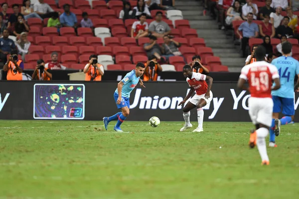 Kallang Singapur 26Jul2018 Angel Correa Atletico Madrid Oyuncusu Icc2018 Den — Stok fotoğraf