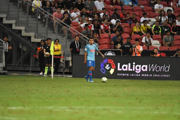 Kallang Singapore 26Lipiec 2018 Angel Correa Player Atletico Madrid Action — Zdjęcie stockowe