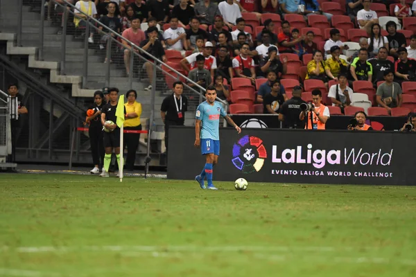 Kallang Singapore 26Jul2018 Angel Correa Jogador Atlético Madrid Ação Antes — Fotografia de Stock