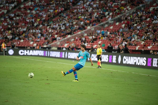 Kallang Singapore 26Jul2018 Roberto Olabe Atletico Madrid Játékosa Akcióban Icc2018 — Stock Fotó