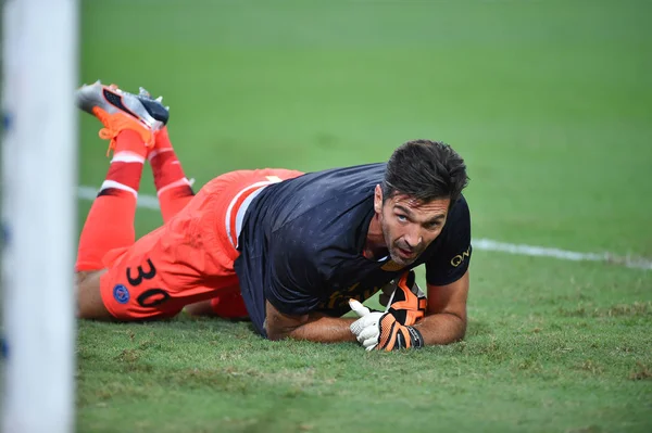 Kallang Singapore 28Jul2018 Gianluigi Buffon Jugador Psg Acción Durante Icc2018 — Foto de Stock