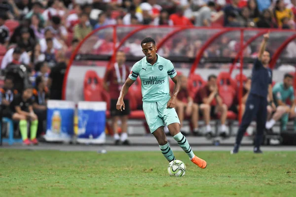 Kallang Singapore 28Jul2018 Joe Willock Jugador Arsenal Acción Durante Icc2018 — Foto de Stock