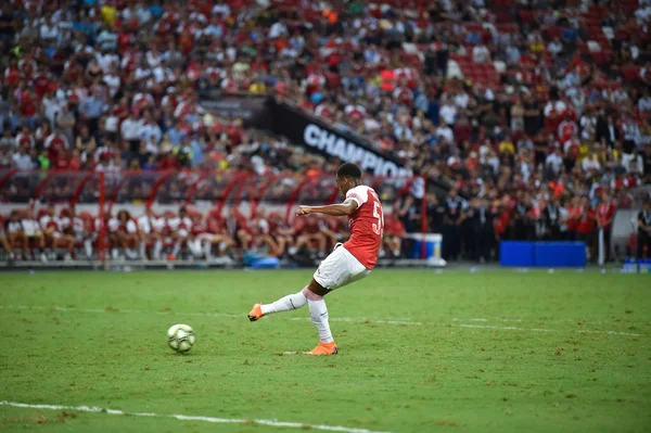 Kallang Singapore 26Jul2018 Joe Willock Player Arsenal Action Icc2018 Arsenal — Stock Photo, Image
