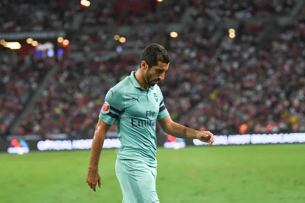 Kallang Singapore 28Jul2018 Henrikh Mkhitaryan Player Arsual Action Icc2018 — 스톡 사진