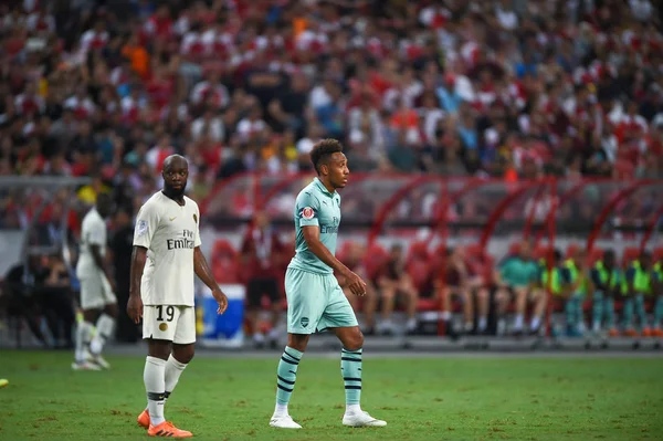 Kallang Singapore 28Jul2018 Pierre Emerick Aubameyang Jugador Arsenal Acción Durante — Foto de Stock