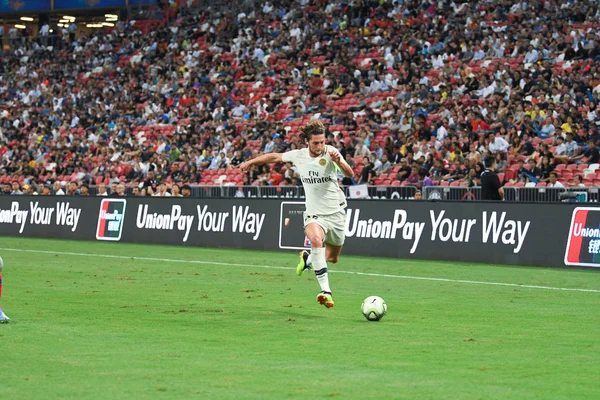 Kallang Singapore Jul 2018 Adrien Rabiot Speler Van Psg Actie — Stockfoto