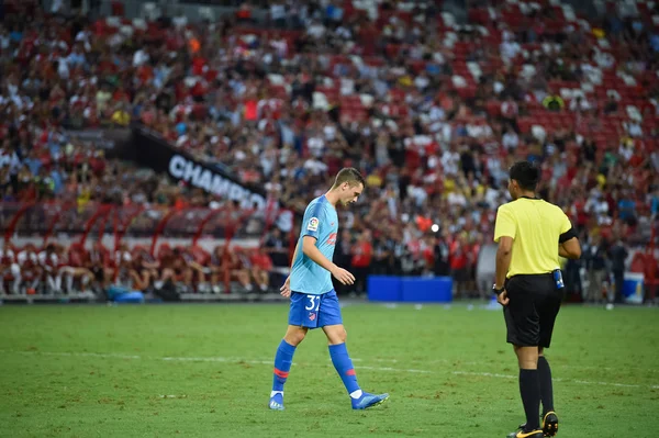 Kallang Singapore 26Jul2018 Borja Garces Jugador Del Atlético Madrid Acción —  Fotos de Stock