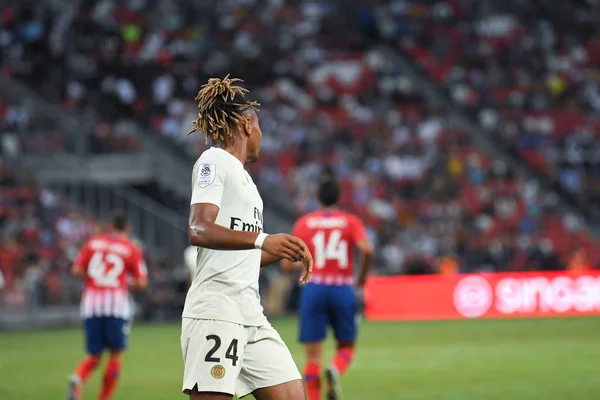 Kallang Singapore 30Jul2018 Christopher Nkunku Jugador Psg Acción Durante Icc2018 — Foto de Stock