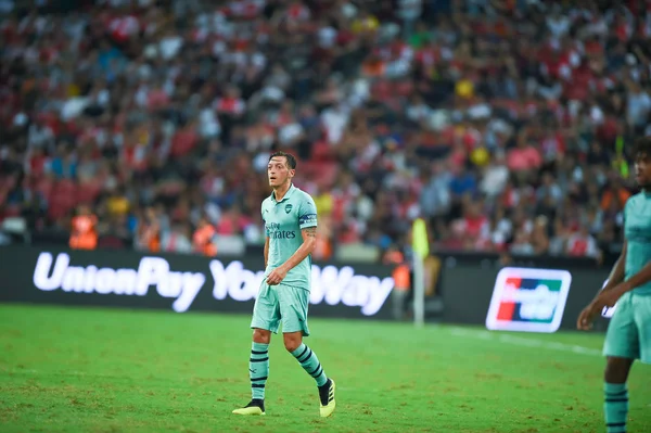 Kallang Singapour 28Juillet2018 Mesut Ozil Joueur Arsenal Action Lors Icc2018 — Photo