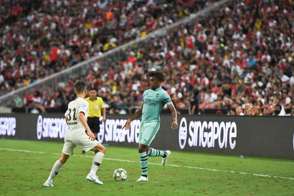 Kallang Singapore 28Jul2018 Adrien Rabiot Jugador Psg Acción Durante Icc2018 — Foto de Stock