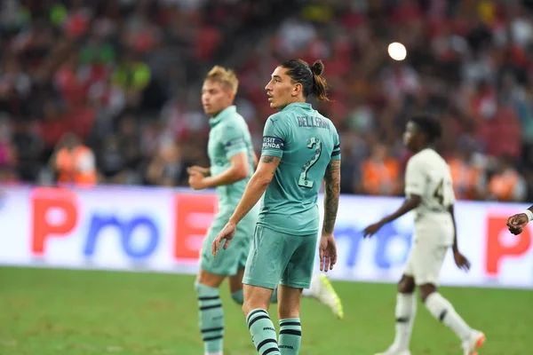 Kallang Singapore 28Jul2018 Hector Bellerin Player Arsual Action Icc2018 Paris — 스톡 사진