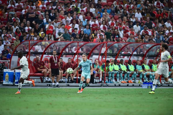 Kallang Singapur Haziran 2018 Hector Bellerin Cephanelik Oyuncusu Icc2018 Paris — Stok fotoğraf