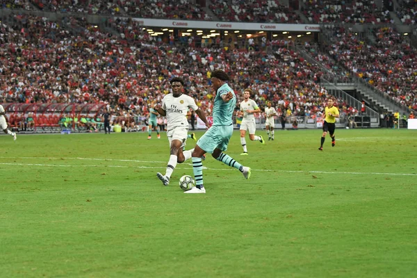 Kallang Singapore Jul 2018 Alex Iwobi Speler Van Arsenal Actie — Stockfoto