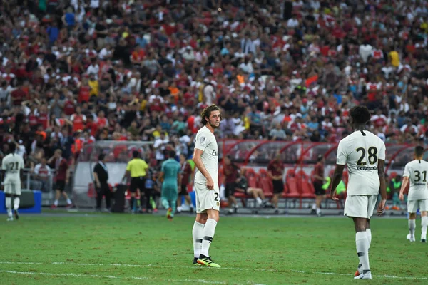 Kallang Singapore 28Jul2018 Adrien Rabiot Hráč Psg Akci Během Icc2018 — Stock fotografie