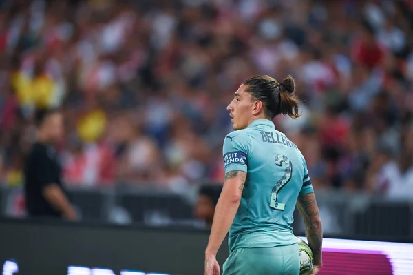 Kallang Singapore 28Jul2018 Hector Bellerin Játékos Arzenál Akció Közben Icc2018 — Stock Fotó