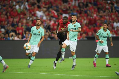 Kallang-Singapur-20jul2019: Paul Pogba #6 Manchester u oyuncusu