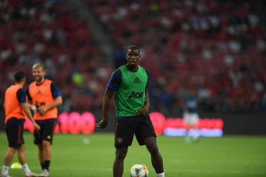 Kallang-Singapur-20jul2019: Paul Pogba #6 Manchester u oyuncusu