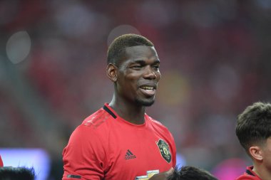 Kallang-Singapur-20jul2019: Paul Pogba #6 Manchester u oyuncusu