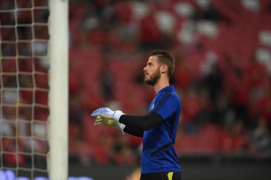 Kallang-Singapur-20jul2019: David de GEA #1 Manchester oyuncusu