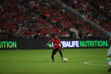 Kallang-Singapur-20jul2019: Fred #17 oyuncu Manchester United