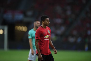 Kallang-Singapur-20jul2019: Jesse Lingard #14 manchest oyuncusu