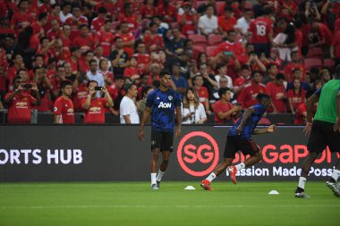 Kallang-Singapur-20jul2019: Marcus Rashford #10 Manche oyuncusu