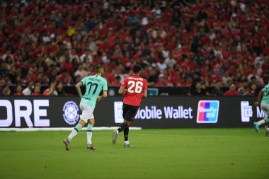 Kallang-Singapur-20jul2019: Mason Greenwood #26 Manche oyuncusu